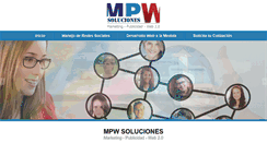 Desktop Screenshot of mpwsoluciones.com